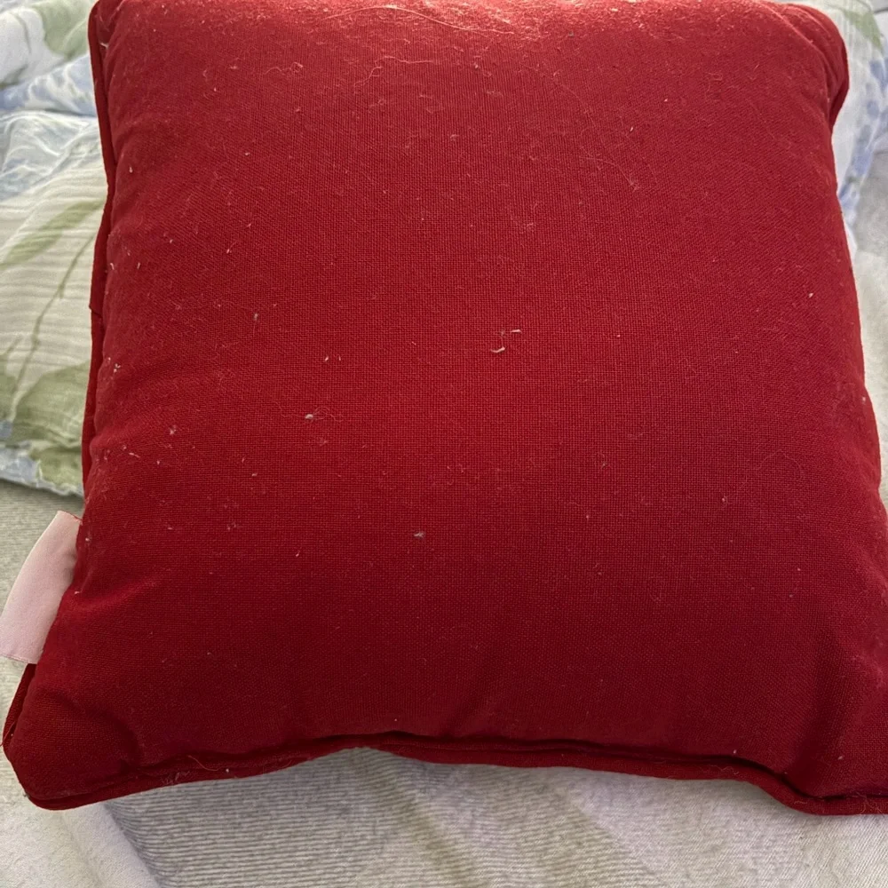 Bella Luxx Red Car Holiday Pillow